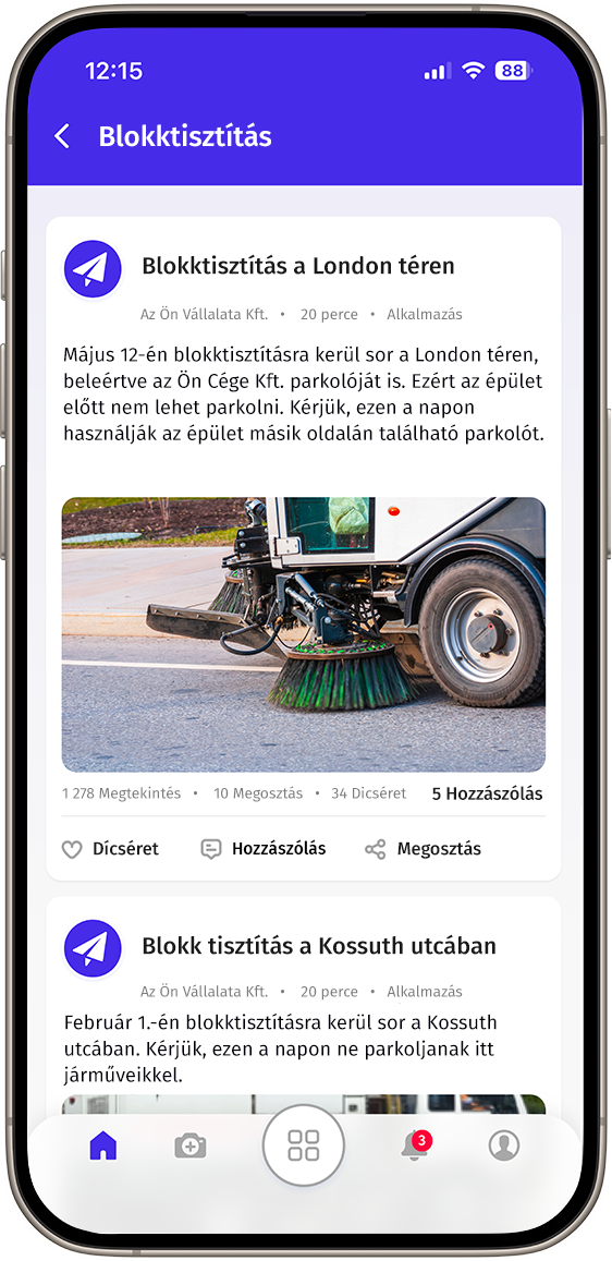 Kapcsolódás a régió eseményeihez